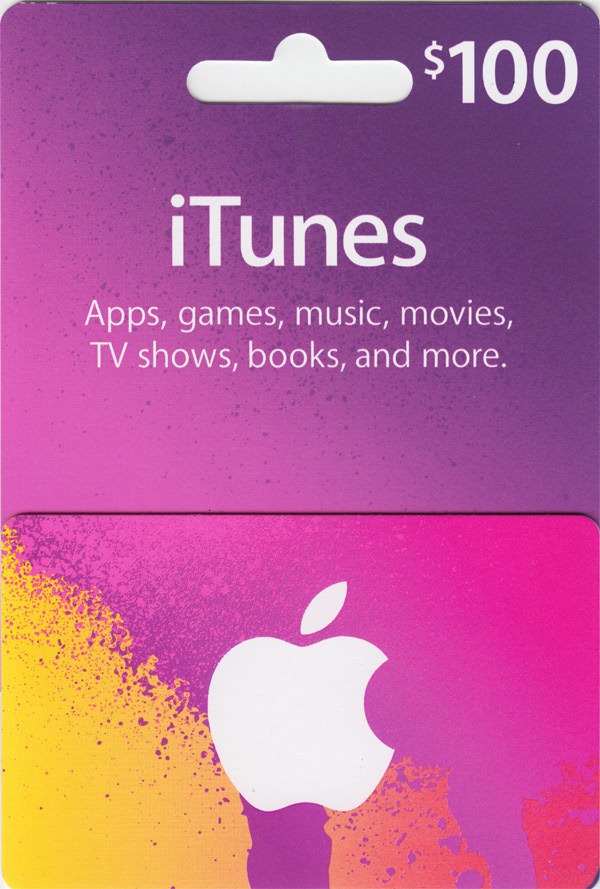 itunes download gift cards