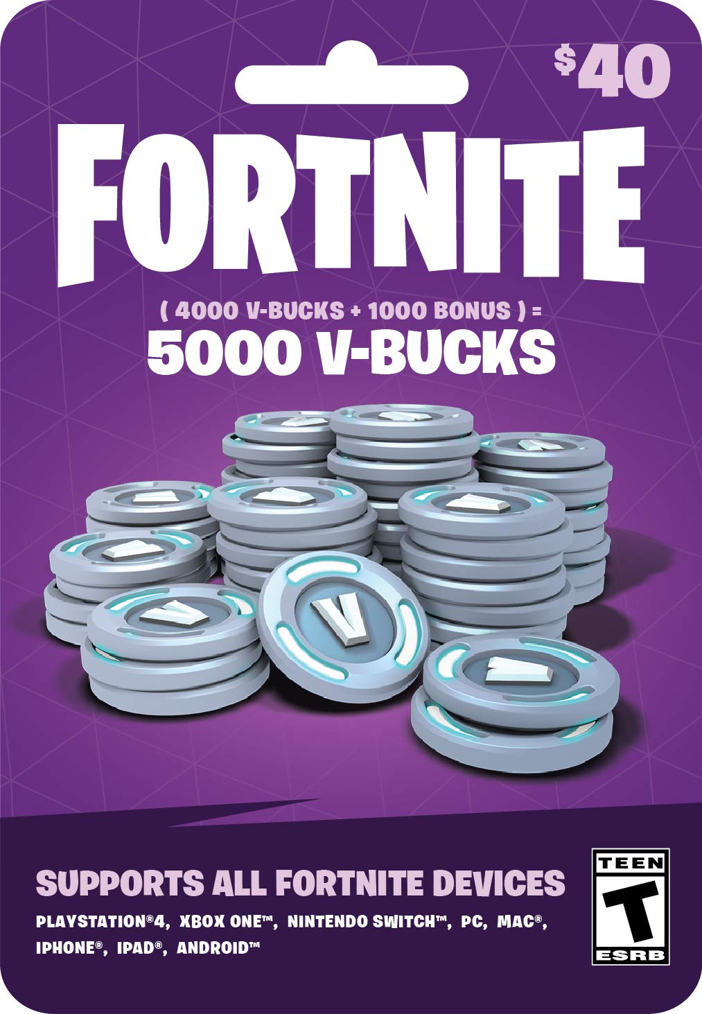 Купить Fortnite - 5000 V-Bucks card