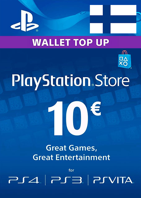 Playstation Network Card 10 Euro (FI)