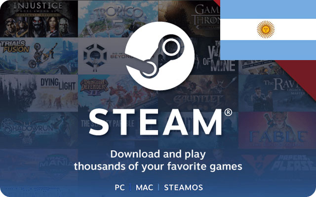 Steam Wallet 500 ARS card (Argentina)