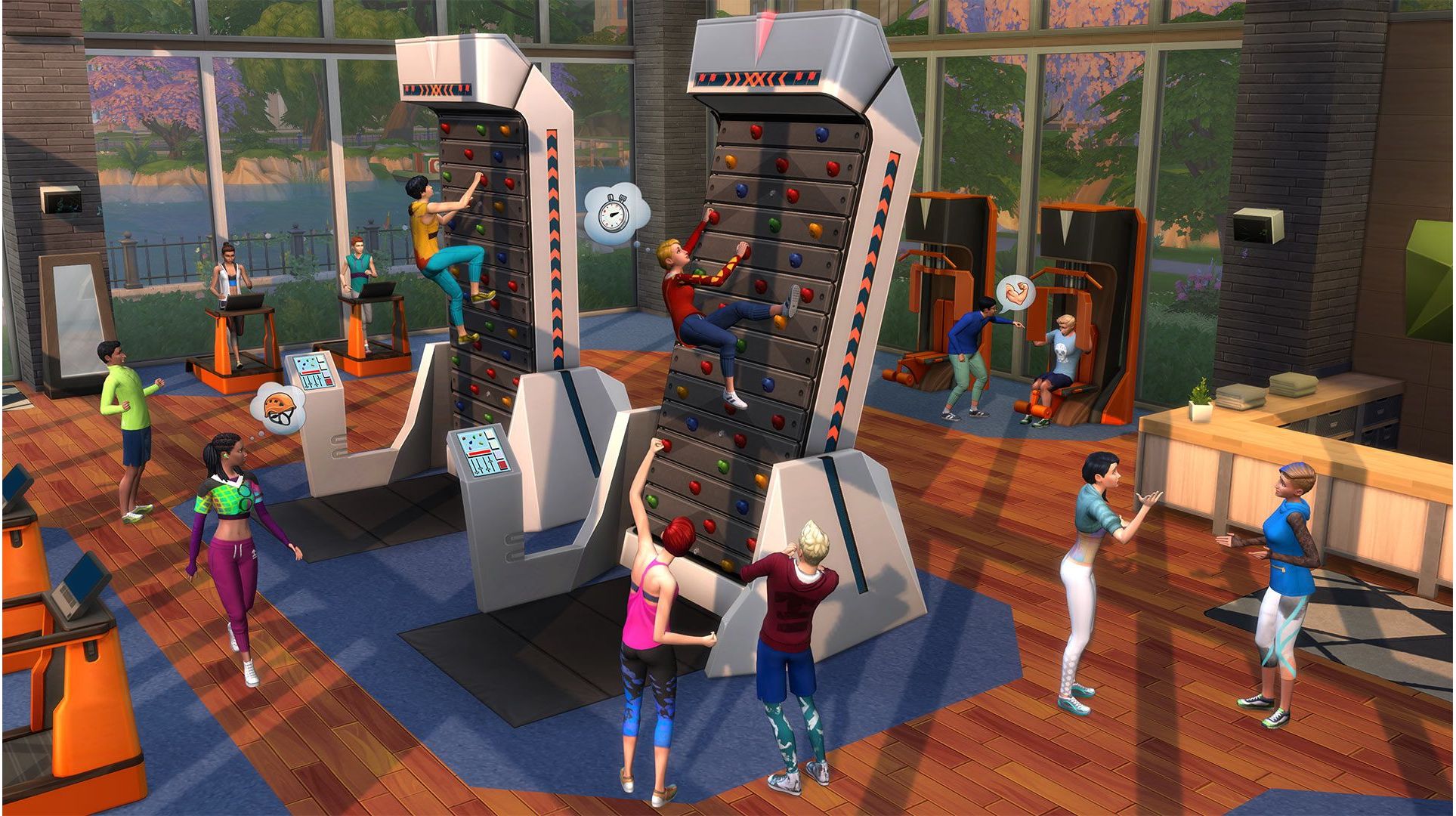 В симс 4 можно играть по сети. Симс 4 фитнес. SIMS 4 Fitness. SIMS 4 игра. SIMS 4 Fitness stuff.